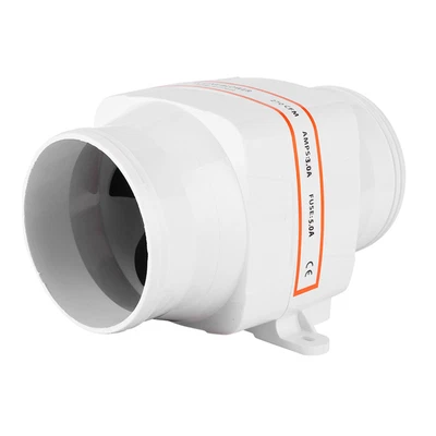$32.83 • Buy Hot 4inches In Line Bilge DC Air Blower Mute Strong Engine Ventilation Fan Fit