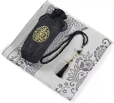 Prayer Rug - Muslim Prayer Rug - Prayer Mat Travel Bag And Prayer Beads - Muslim • $26.26