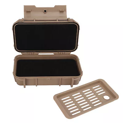 UK Waterproof Hard Tool Case Double Layer Safety Instrument Tool Box Shockproof • £19.49