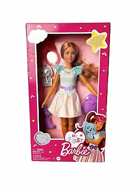My First Barbie Teresa 13.5 Inches Soft Posable Body Mattel Barbie New In Box • $16.50