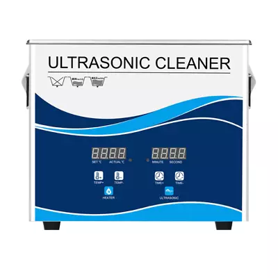 3.2L Digital Ultrasonic Cleaner Jewelry Ultra Sonic Bath Degas Parts Cleaning • $370