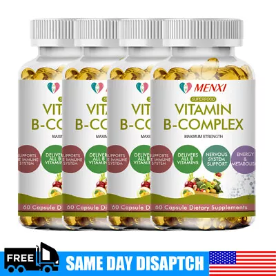 Vitamin B Complex Supplement - Super B Vitamin Immune Boost Energy Metabolism • $20.99