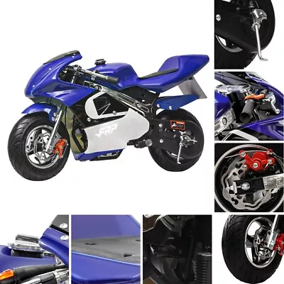 FRP Pocket Bike 50CC 2-Stroke Gas Pocket Bike For Kids Mini Bike Gas (95% New) • $199.99