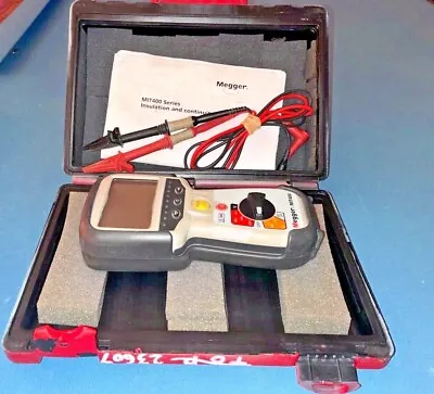 Megger Mit400 Insulation And Continuity Testers WITH CASE GOV SURPLUS • $695