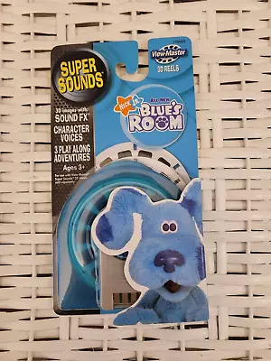 Nick Jr Blue's Clues Room View-master 3d Viewer Super Sounds  3-d Reels Set New • $39.99