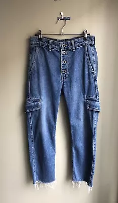Vince Womens Drop Slouch Cargo Jeans Size: 25 • $39