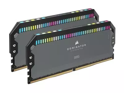 Corsair Dominator Platinum RGB 32GB (2x16GB) DDR5 UDIMM 5600Mhz C36 1.25V Black • $312.20