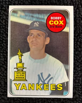 1969 Topps Baseball Bobby Cox #237 New York Yankees VG-EX • $20