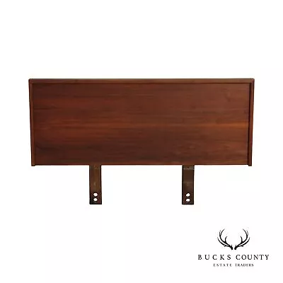 Mid Century Modern Walnut Twin-Size Headboard • $795