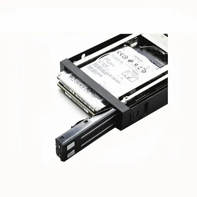 2.5  3.5  SATA HDD SSD Internal Dual Bay Tray-Less Mobile Rack Enclosure • £23.68