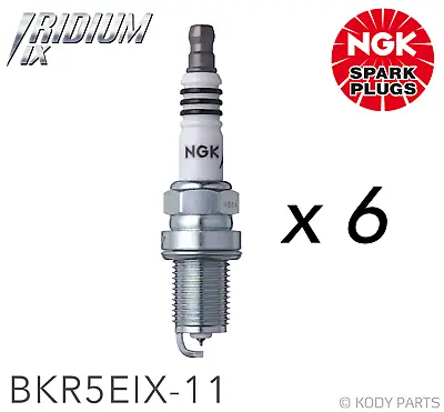 BKR5EIX-11  [NGK IRIDIUM IX SPARK PLUGS] - Quantity: 6 Plugs • $145.72