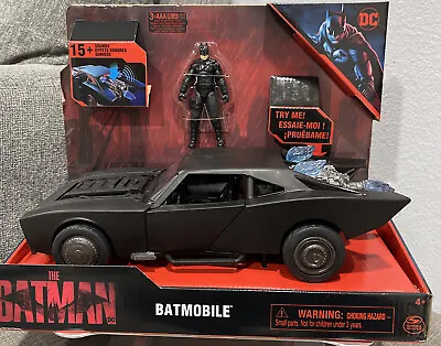 New 2022 Spin Master THE BATMAN Batmobile / Batman AND Catwoman  Both NIP • $26.99