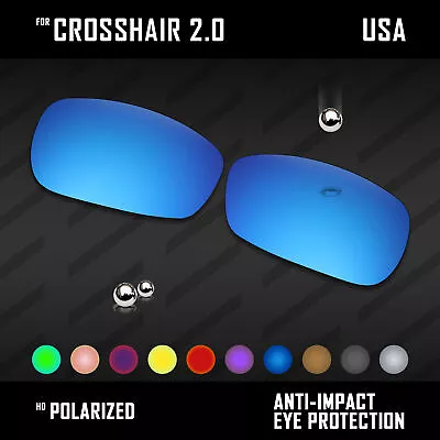 Anti Scratch Polarized Replacement Lenses For-Oakley Crosshair 2.0 OO4044 • $10.75