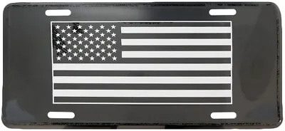 USA Flag Black Embossed 6 X12  Aluminum License Plate • $9.88