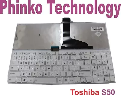 Brand New Keyboard For Toshiba Satellite S50 S50D S50-A S50t Series Keyboard US • $38.66