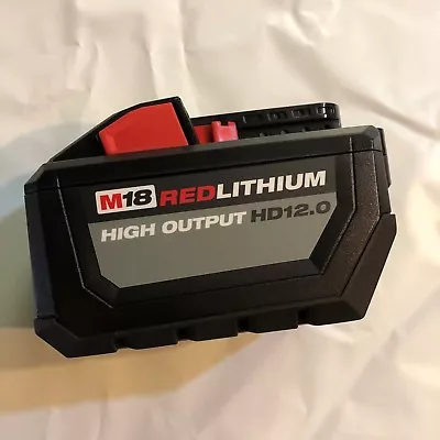 Milwaukee 48-11-1812 M18 12 Amp Lithium High Demand Battery NEW FAST SHIPPING • $145