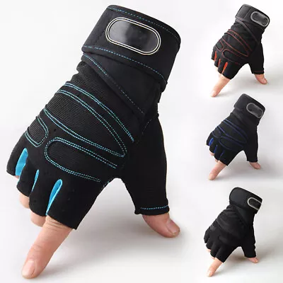 £7.99 • Buy Weight Lifting Training Gloves Men Women Fitness Sports Wrist Protector Gloves