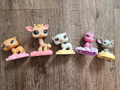 Littlest Pet Shop 5 McDonalds 2011 2010 Giraffe Ferret Mouse Bird Happy Meal • $11.99