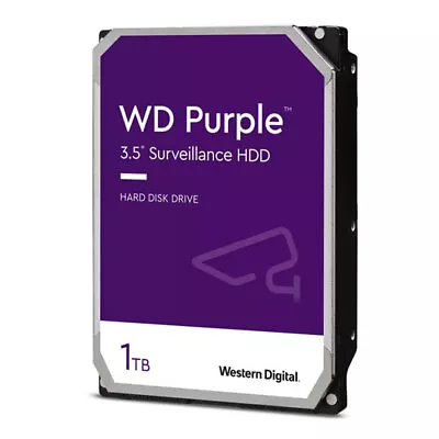 1TB WD Purple WD11PURZ 3.5  AV Surveillance HDD SATA III - 6Gb/s 64MB Cache  • £59.52