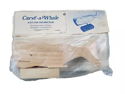 Vintage Carve-a-Whale Kit For Amateur 1978 NEW Yarmouth MA  • $9.99