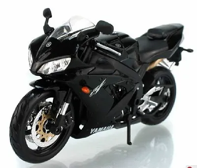 MAISTO 1:12 Yamaha YZF R1 Black MOTORCYCLE BIKE DIECAST MODEL TOY NEW IN BOX • £22.78
