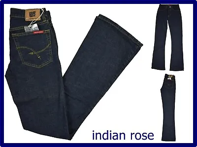 £36.42 • Buy Indian Pink Women's High Waist Elasticated Bootcut Jeans Vintage W26 40