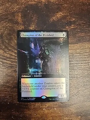 Champion Of The Perished Buy A Box Borderless Foil Promo Magic The Gathering • $2