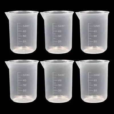 25-500ml Small Measuring Cup Transparent Jug Tool Kitchen Beaker Plastic C2W0 • $1.02