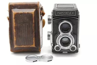 [NEAR MINT] Mamiya MAMIYAFLEX TLR Camera Black W/Zuiko FC 7.5cm F3.5 Lens Japan • $209.99