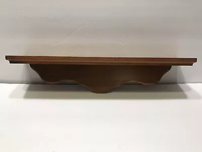 Vintage Wooden Wall Shelf- Plate Groove • $21.99