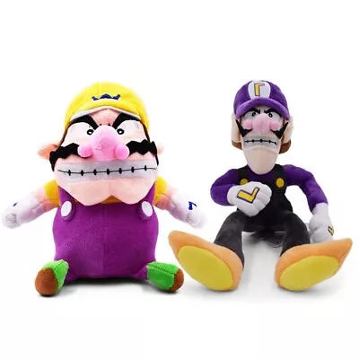 25cm Super Mario Plush Toy Wario Waluigi Soft Stuffed Doll Toy Kids Gift • $24.57