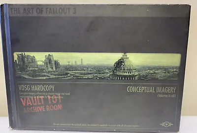 The Art Of Fallout 3 Pely Istvan VDSG Hardcopy Conceptual Imagery Vault 101 W CD • $75