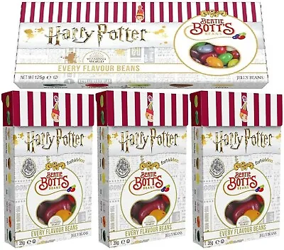 4x Harry Potter Wizarding World Bertie Botts Beans 1x 125g Gift Box & 3x 35g Box • $35.06