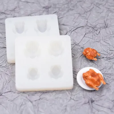 1:12 Scale Dollhouse Miniatures Mini Food Roast Chicken Market Silicone Mold • $9.49