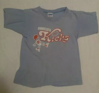 Minnesota Kicks Soccer Vintage Champion Youth T Shirt Tee 1970s Size ( M 10-12 ) • $45