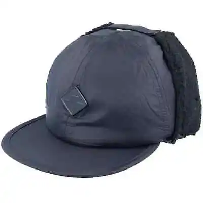 J Linderberg Black Earflap Cap - Nylon Pile Cap Black Ear Flap $65 • $65