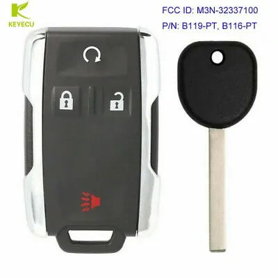 $22.02 • Buy Replacement Keyless Key Fob Remote For Chevrolet GMC Sierra M3N-32337100 B116-PT