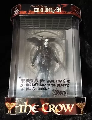 Mcfarlane The CROW Movie Figure + Gideon's Pawn Shop Artwork SignedJames O'Barr • $2800