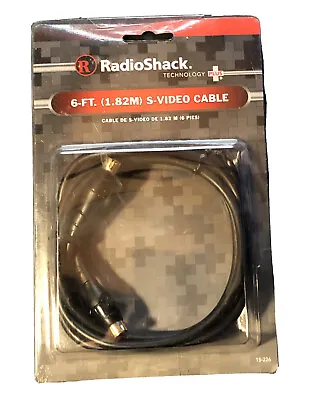 Radio Shack 6ft S-video Cable Part#15-226 - New • $3.99