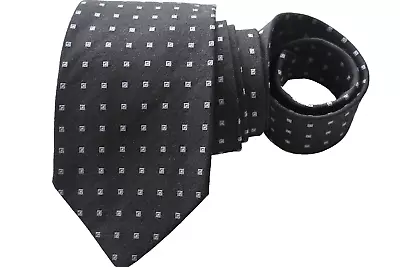 Dunhill Men's Tie Black/geometric Width: 3.50  Length: 57  • $14.98