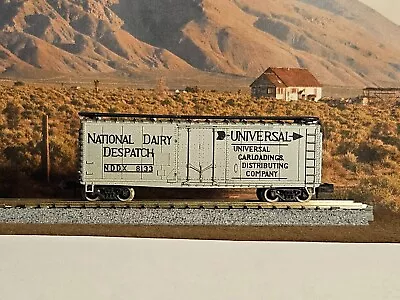 N Scale- Atlas- 40' Steel Reefer. National Dairy Despatch. NDDX 8133 • $5