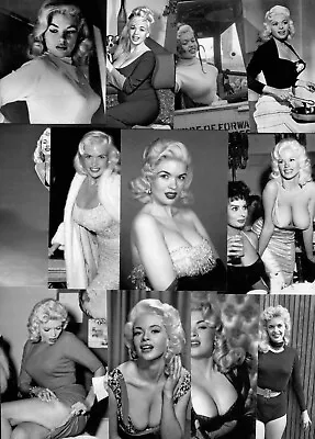 Jayne Mansfield Stunning 12 Sexy Pin-Up 6x4 Glamour Film Star Photographs Set 1 • £4.99