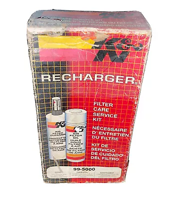 K&N 99-5000 Aerosol Recharger Filter Care Service Kit New In Box • $17.99