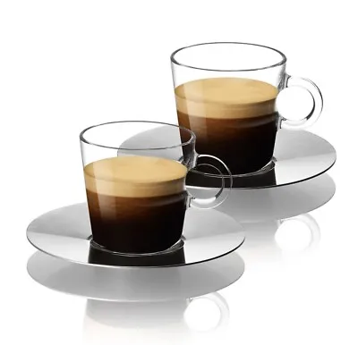 Nespresso VIEW Lungo Cup & Saucer Set X2 • $49.90