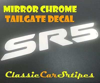 HILUX SR5 Chrome Toyota Tailgate Decal Sticker Suit 2005 TO 2014 • $9.90