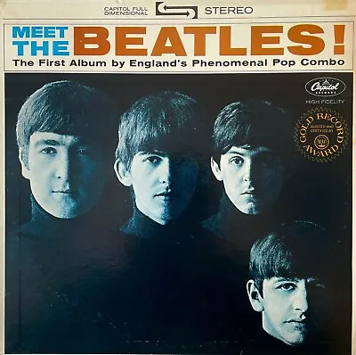 THE BEATLES - Meet The Beatles (LP) (Orange Labels) (VG/VG) • £52.99