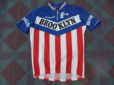$24 • Buy Giordana Brooklyn Campagnolo Cycling Jersey Red White Blue XL