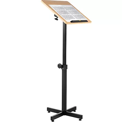 $55.99 • Buy VEVOR Portable Adjustable Lectern Presentation Podium Stand With Laptop Holder