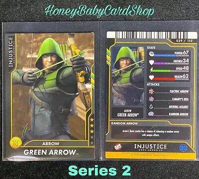 Injustice Arcade GEM MINT Series 2 Card 39 Arrow Green Arrow • $0.99