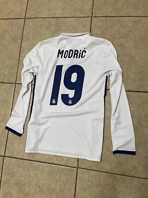 Real Madrid Luka Modric Adizero Size 6  Shirt Player Issue Jersey • $999.99